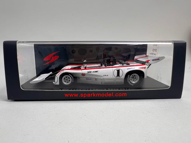 1:43 Spark S1133 LOLA T260 LAGUNA SECA 1971 #1 J. Stewart