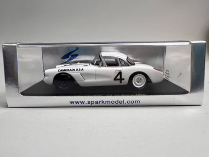 1:43 Spark S1540 Chevrolet Corvette Le Mans 24H 1960 #4 F. Gamble