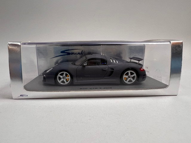 1:43 Spark S0717 RUF CTR3 2008 Matte Black
