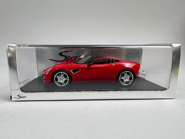 1:43 Spark S0397 Alfa Romeo 8C Spider Prototype 2005 Red