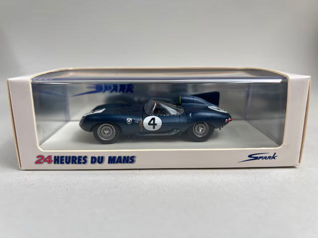 1:43 Spark 43LM56 Jaguar D Le Mans 24H 1956 Winner #4 N. Sanderson / R. Flockhart