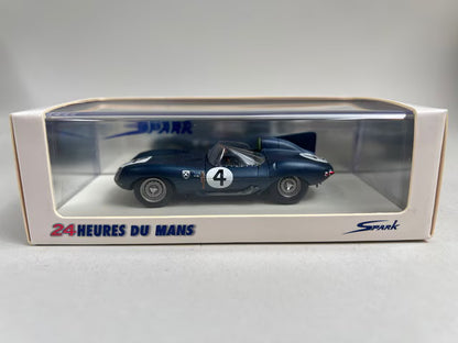 1:43 Spark 43LM56 Jaguar D Le Mans 24H 1956 Winner #4 N. Sanderson / R. Flockhart
