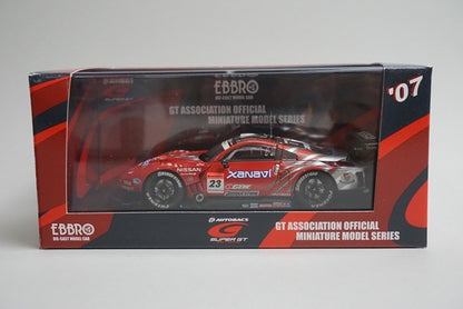 1:43 EBBRO 43957 Nissan Xanavi Nismo Z Super GT500 2007 Late Model #23 model car