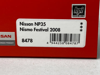 1:43 HPI 8478 Mirage Nissan NP35 Nismo Festival 2008 #23