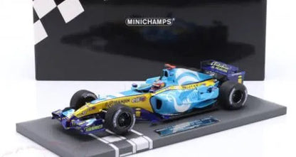 [ Back-order ] MINICHAMPS 117051005 1:18 Renault R25 Alonso French GP 2005 Winner model car