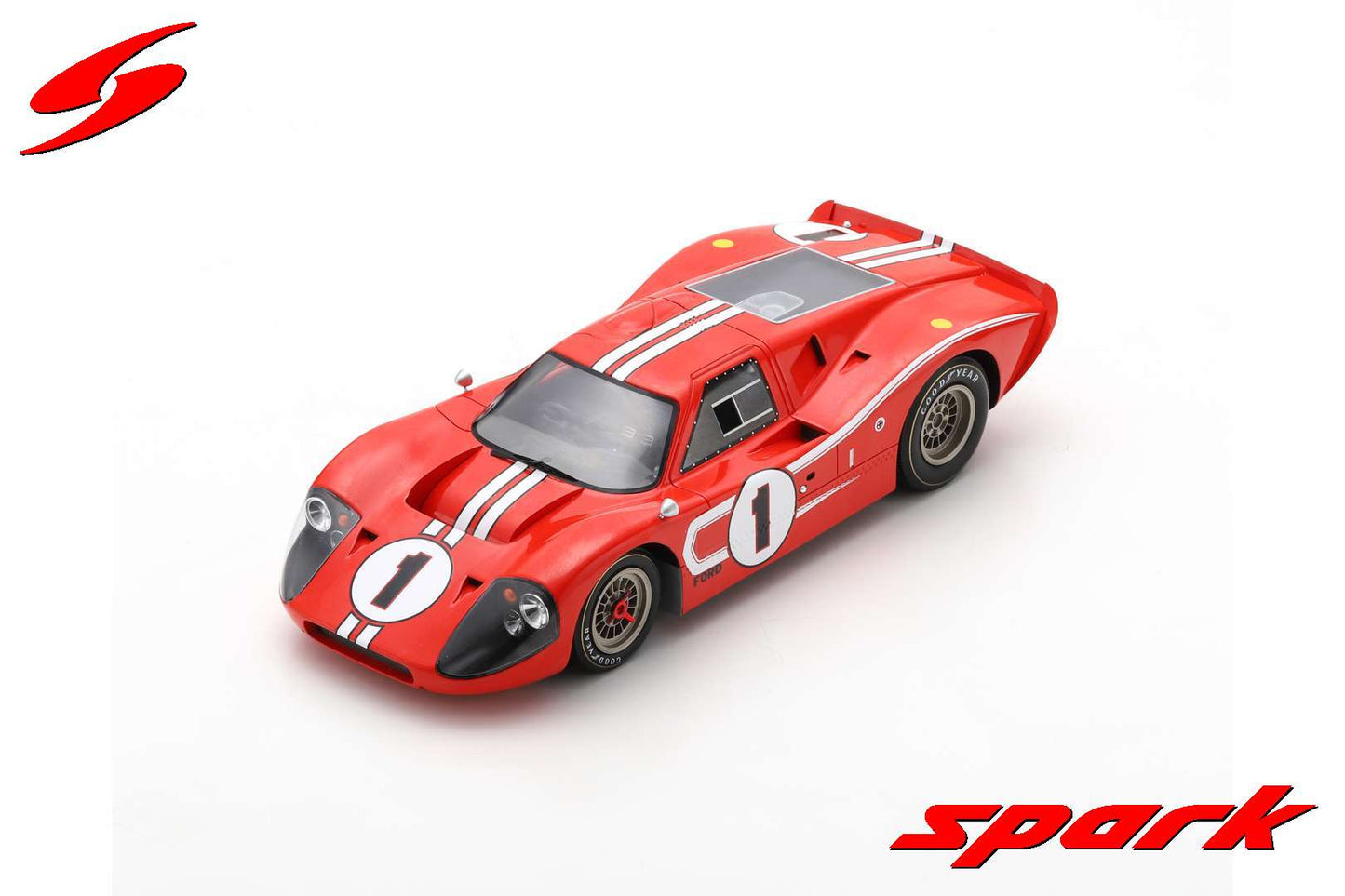 [ Back-order ] Spark 18LM67 1:18 Ford Mk IV #1 Winner 24H Le Mans 1967