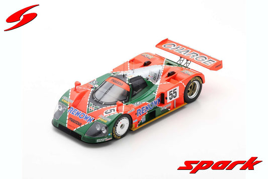 [ Back-order ] Spark 18LM91 1:18 Mazda 787 B #55 Winner 24H Le Mans 1991 V.Weidler - J.Herbert - B.Gachot With Acrylic Cover