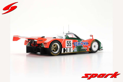 [ Back-order ] Spark 18LM91 1:18 Mazda 787 B #55 Winner 24H Le Mans 1991 V.Weidler - J.Herbert - B.Gachot With Acrylic Cover