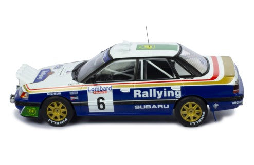 18RMC080A IXO 1:18 Subaru Legacy RS 1991 RAC Rally #6 M.Alen / I.Kivimaki