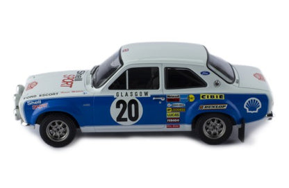 18RMC140 IXO 1:18 Ford Escort MKI RS 1600 1973 Monte Carlo Rally #20 H.Mikkola / J.Porter