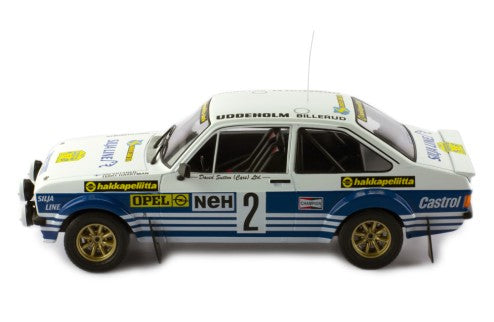 18RMC142 IXO 1:18 Ford Escort MKII RS 1800 1982 Sweden Rally #2 A.Vatanen / T.Harryman