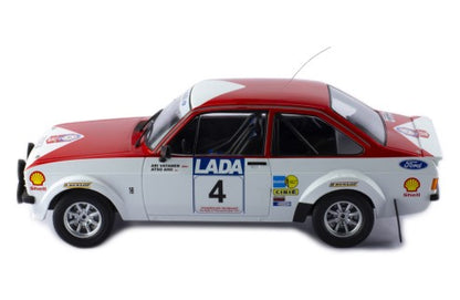 18RMC143 IXO 1:18 Ford Escort MKII RS 1800 1977 1000 Lakes Rally #4 A.Vatanen / A.Aho