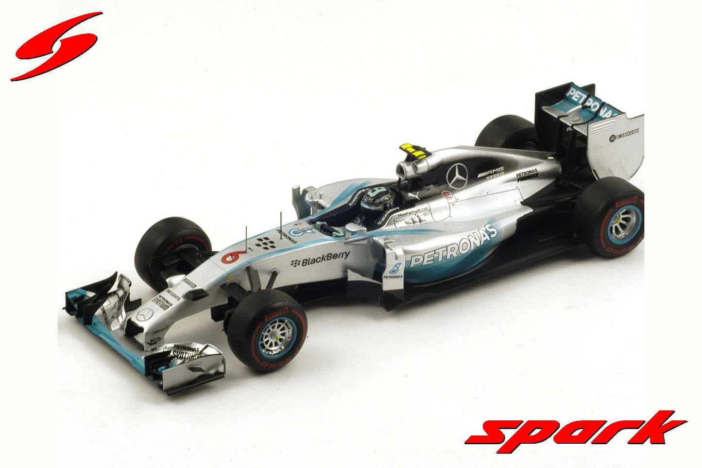 [ Back-order ] Spark 18S141 1:18 Mercedes F1 W05 #6 Winner Monaco GP 2014 Nico Rosberg