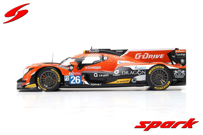 [ Back-order ] Spark 18S399 1:18 Oreca 07 - Gibson #26 G-Drive Racing - 24H Le Mans 2018 - R.Rusinov - A.Pizzitola - J-E.Vergne