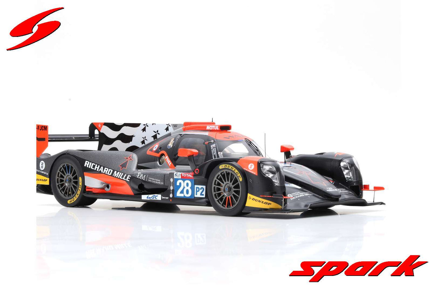 [ Back-order ] Spark 18S400 1:18 Oreca 07 - Gibson #28 TDS Racing - 24H Le Mans 2018 - F.Perrodo - M.Vaxiviere - L.Duval