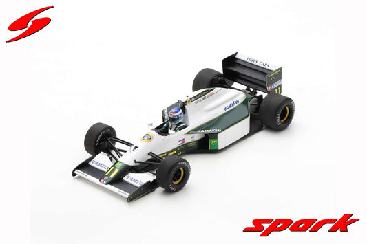 [ Back-order ] Spark 18S415 1:18 Lotus 102B #11 Monaco GP 1991 Mika Hakkinen With Acrylic Cover