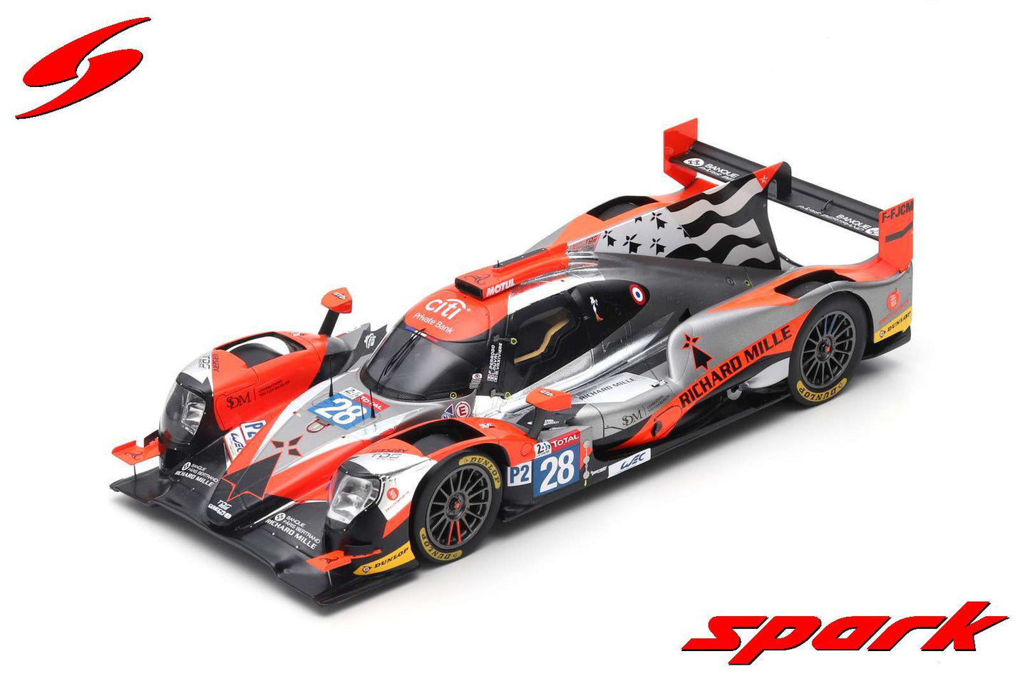 [ Back-order ] Spark 18S430 1:18 ORECA 07 - Gibson #28 TDS Racing 3rd LMP2 class 24H Le Mans 2019 F.Perrodo - M.Vaxivi?re - L.Duval