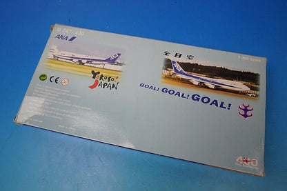 1:400 B747-400 ANA Yokoso!JAPAN GOAL!GOAL!GOAL JA8962 JA8959 2004-006 Big Bird airplane model