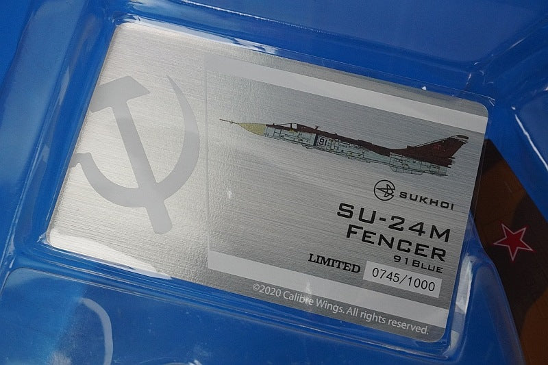 1:72 Sukhoi Su-24M Fencer-D Russian Air Force #91 CA722406 CALIBRE WINGS airplane model