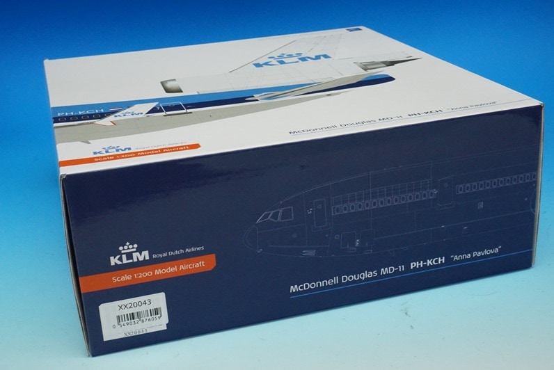 1:200 MD-11 KLM Netherlands PH-KCH XX20043 JC Wings airplane model