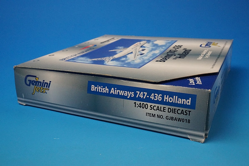 1:400 B747-400 British Airways Holland G-CIVN GJBAW018 Gemini