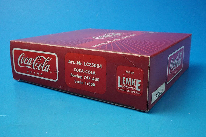 1:500 B747-400 COCA-COLA LC25004 Herpa