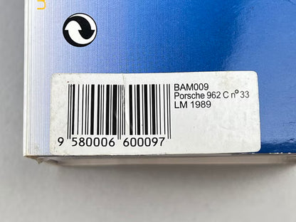 1:43 SPARK BAM009 Porsche 962 C LM Le Mans 1989 #33