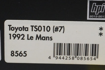 1:43 HPI 8565 Toyota TS010 Le Mans 1992 #7 model car