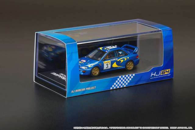 HJR642041A Hobby JAPAN 1:64 Subaru Impreza WRC 1997 #3 Monte Carlo