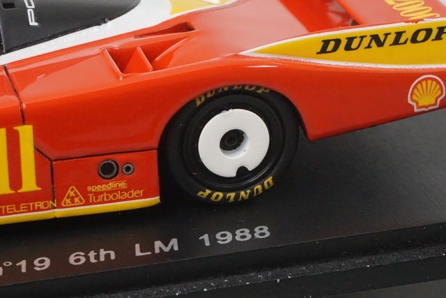 1:43 SPARK S0903 Porsche 962 C Le Mans LM 1988 6th #19