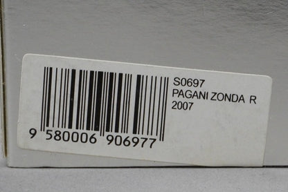 1:43 SPARK S0697 Pagani Zonda R 2007 #1 model car