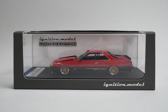1:43 ignition model IG0564 Nissan Skyline 2000 RS-X Turbo C (C30) Red model car