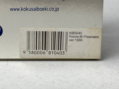 1:43 Spark KBS040 International Trade Custom Porsche 961 Presentation ver. 1986 Shell