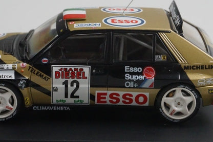 1:43 HPI 8062 Lancia Delta HF Integrale ESSO 1993 San Remo #12 Black x Gold
