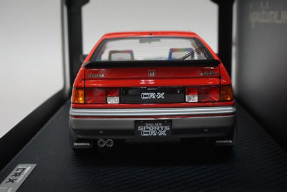 1:18 ignition model IG1627 Honda BALLADE SPORTS CR-X Si (E-AS) Red / Silver