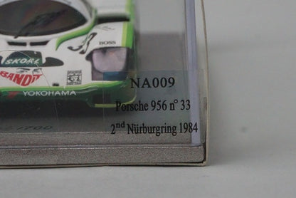 1:43 Spark NA009 Porsche 956 Nürburgring 2nd 1984 #33 D.Hobbs / T.Boutsen