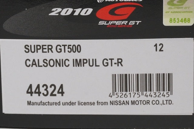 1:43 EBBRO 44324 Nissan Calsonic Impul GT-R Super GT500 2010 #12 model car
