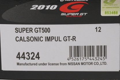 1:43 EBBRO 44324 Nissan Calsonic Impul GT-R Super GT500 2010 #12 model car