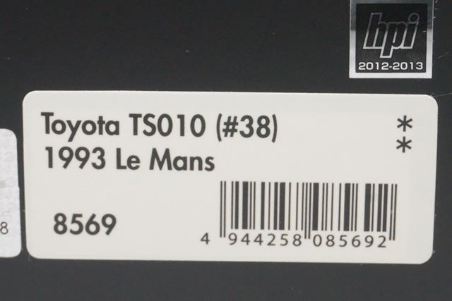 1:43 HPI 8569 Toyota TS010 LM 1993 #38