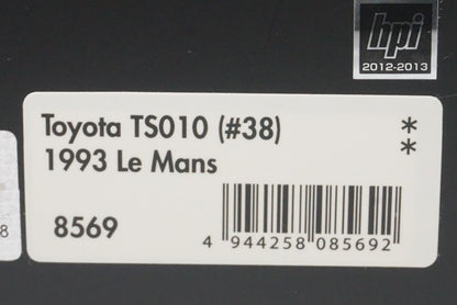 1:43 HPI 8569 Toyota TS010 LM 1993 #38