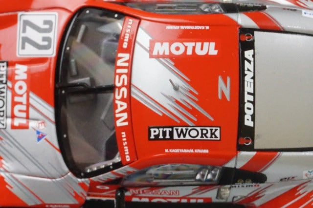 1:43 EBBRO 43572 Nissan MOTUL Pit Work Z JGTC 2004 #22