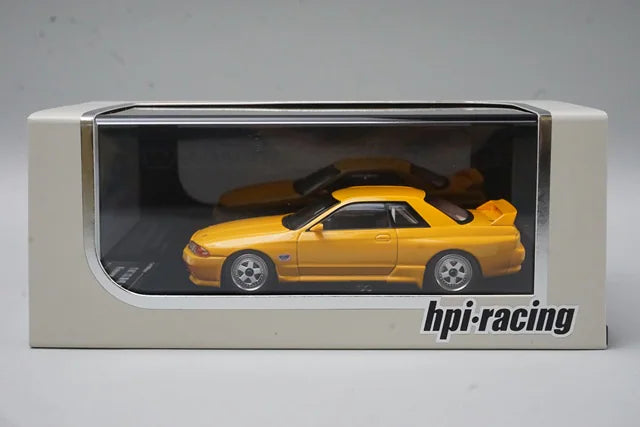 1:43 HPI 8122 Nissan Skyline GT-R Group A Racing Yellow KIDBOX