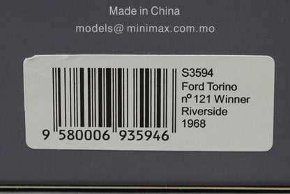 1:43 SPARK S3594 Ford Torino Riverside Winner 1968 #121