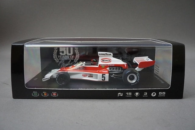 1:43 SPARK Mc-ES-1622-02 McLaren Ford M23B World Champion 1974 #5 E.Fittipaldi model car