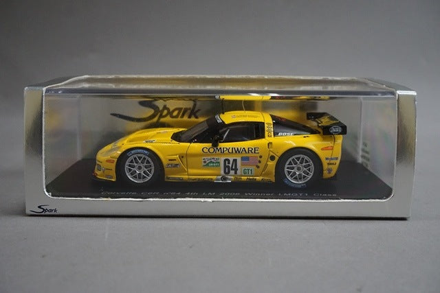 1:43 Spark S0174 Corvette C6R 4th LMGT1 Class Le Mans 2006 #64 model car