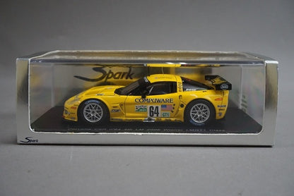 1:43 Spark S0174 Corvette C6R 4th LMGT1 Class Le Mans 2006 #64 model car