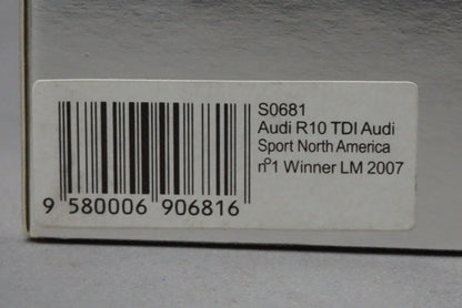 1:43 SPARK S0681 Audi R10 TDI Sport North American Le Mans 2007 #1 model car