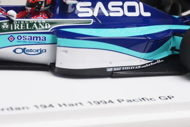 1:43 Spark FS19 Racing On Custom Jordan 194 Hart Pacific GP 1994 #15 Aguri Suzuki