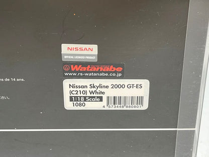 1:18 ignition model IG1080 Nissan Skyline 2000 GT-ES (C210) White