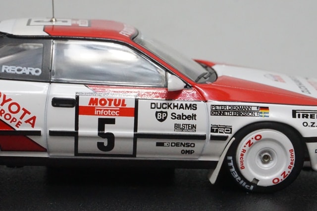 1:43 HPI 8083 Toyota Celica GT-Four Tour de Corse 1988 #5